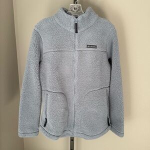 Columbia cozy Sherpa full zip jacket women’s size small